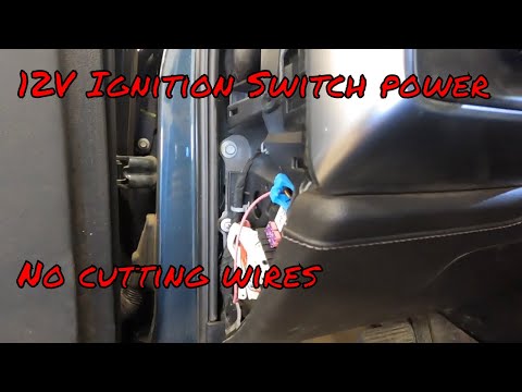 Cleanest/Easiest way to get 12V Ignition switch power without cutting any wires
