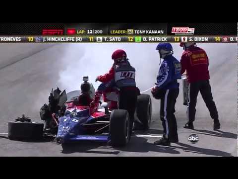 Accidente IndyCar 16 de octubre 2011