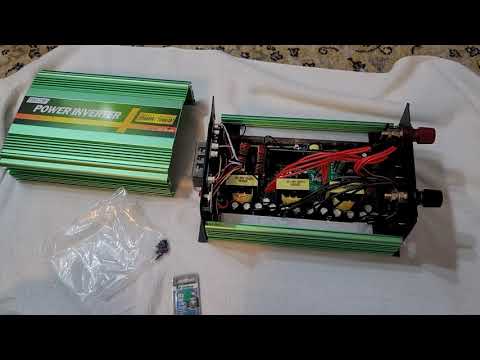 EDECOA 3500 Watt Inverter - MY STUPIDITY - real life reverse polarity protection test.
