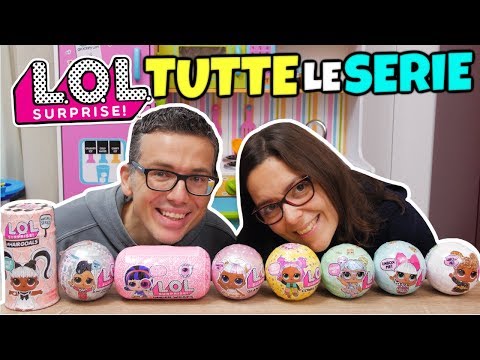 LOL SURPRISE TUTTE LE SERIE: UNBOXING dalla 1 alle HAIRGOALS