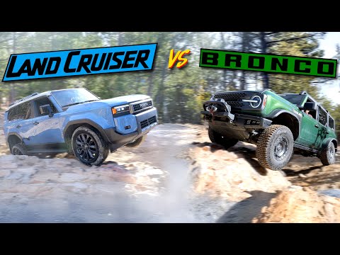 Ford Bronco vs Toyota Land Cruiser Showdown: Does The Bronco Beat The Land Cruiser Off-Road?
