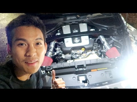 INSTALLING DUAL INTAKE ON 370Z !!!