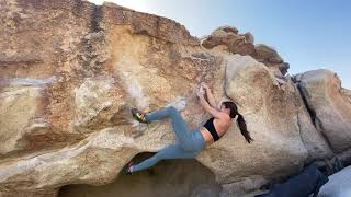 Video thumbnail de False Hueco Traverse, V2. Joshua Tree