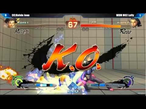 EVO2013 SSF4AE CC Kelvin Jeon vs WOM MCZ Luffy