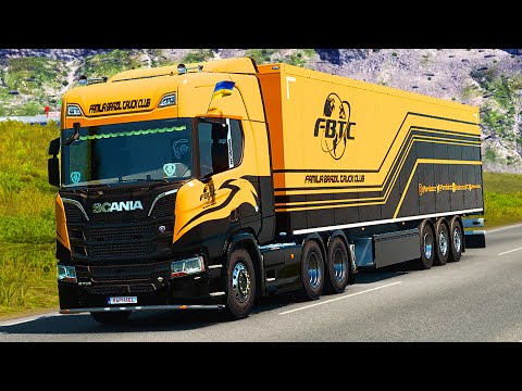 TIRLOSS CAMIONISTA consegna PACHERE in TUTTA EUROPA in EURO TRUCK SIMULATOR