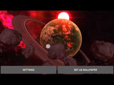 3D Space live wallpaper lite Video