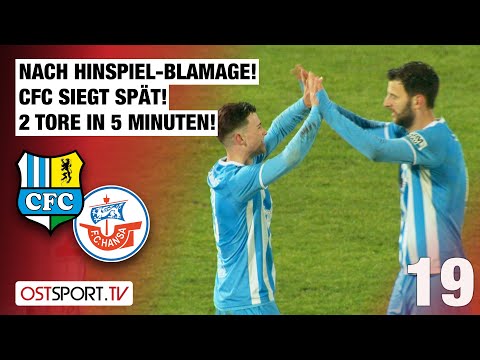 Revenge for the 1-6! CFC wins late: Chemnitzer FC - FC Hansa Rostock II | Regionalliga Nordost