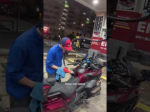 Motosiklette Japon Pompacının Hassasiyeti ! #motosiklet