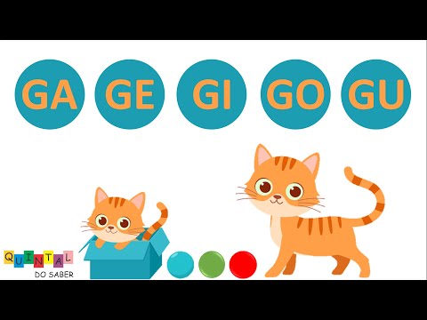 SÍLABAS GA GE GI GO GU | ALFABETIZAÇÃO | EDUCAÇÃO INFANTIL | FAMÍLIA SILÁBICA