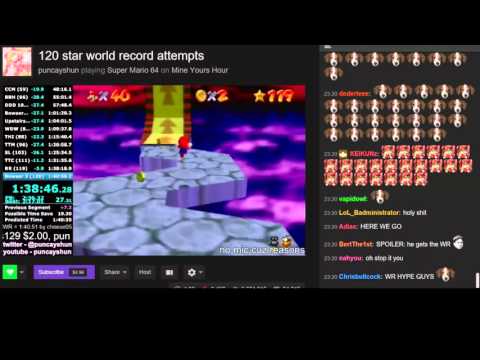 [Puncayshun] Super Mario 64 WR - 1:40:44