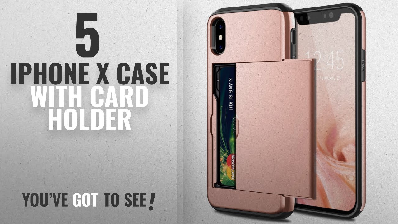 Top 5 IPhone X Case With Card Holder [2018 Best Sellers]: iPhone X Case, iPhone 10 Case, SAMONPOW