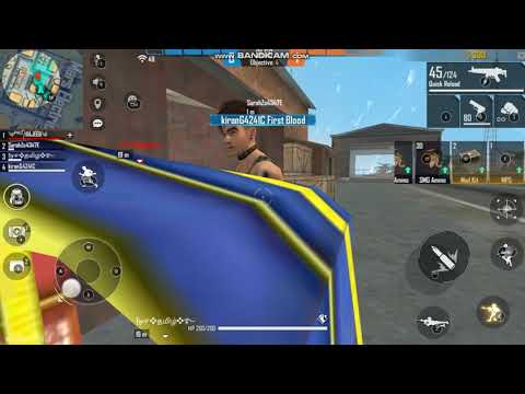 QUADRA kill with MP5 ll free fire ll clash squad ranked