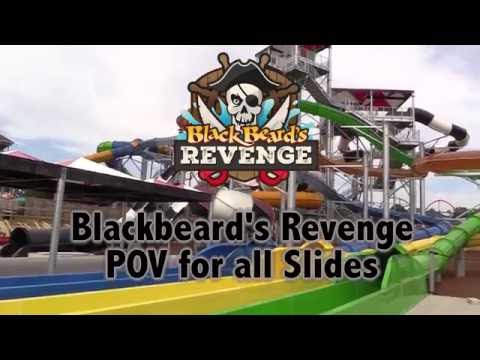 Blackbeard's Revenge - ALL SLIDES Official On-Ride POV