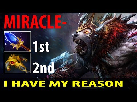 Miracle vs illidan Can't Stop the wild Bear! 9K MMR Gameplay Dota 2
