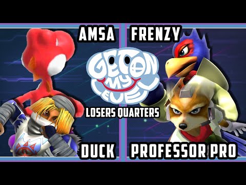 GOML 2022 Losers Quarters - Frenzy & Professor Pro Vs. aMSa & Duck - SSBM Melee Tournament