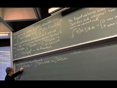QUANTENMECHANIK - 06 QM Grundlagen  Operatoren und Messungen - Prof. Patrick Nürnberger