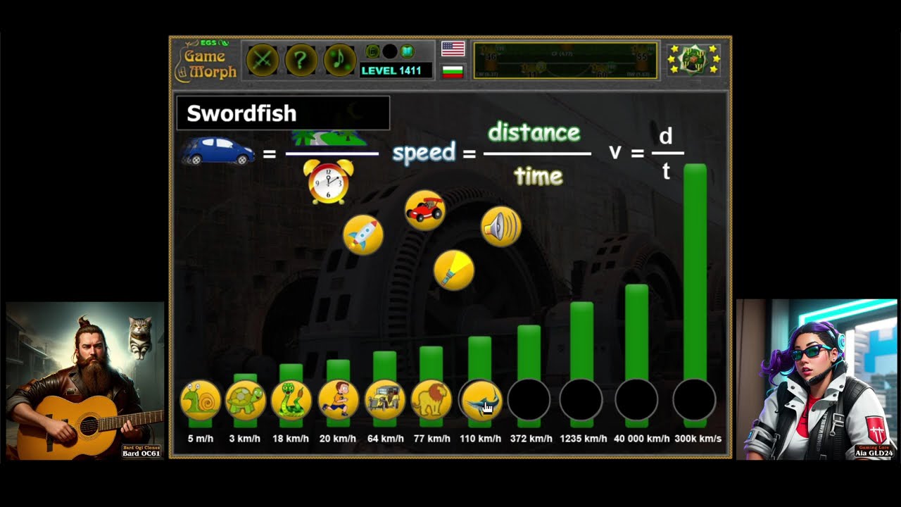 Speed Scale Puzzle 🚀🧩🎓 Fun Physics Homework (Education Games)