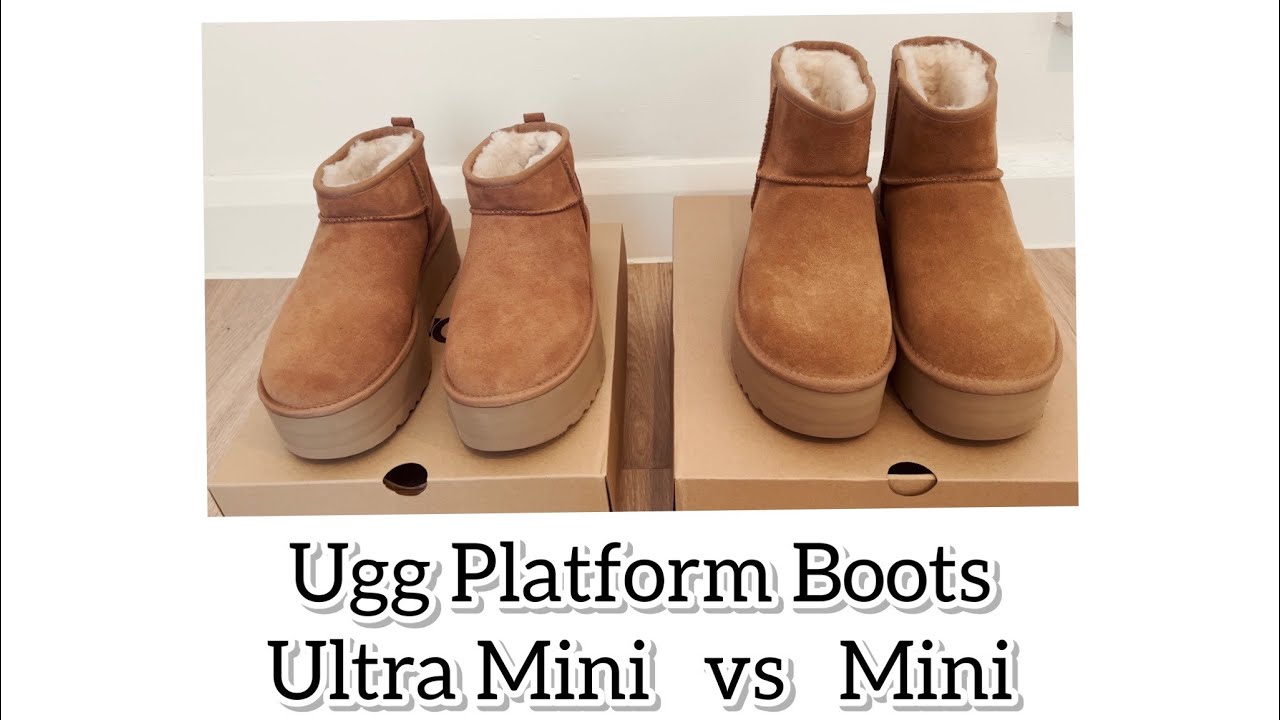 Ugg classic platform boots mini vs ultra mini comparison