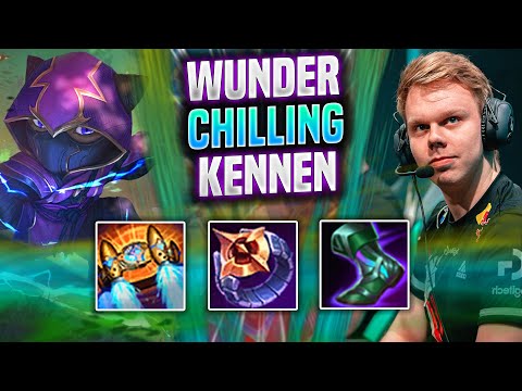 WUNDER CHILLING WITH KENNEN! - FNC Wunder Plays Kennen Top vs Jayce! | Season 2022