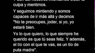 Intro: Instrucciones para salvar el odio eternamente [Sólo Intro/Letra] - Ismael Serrano.