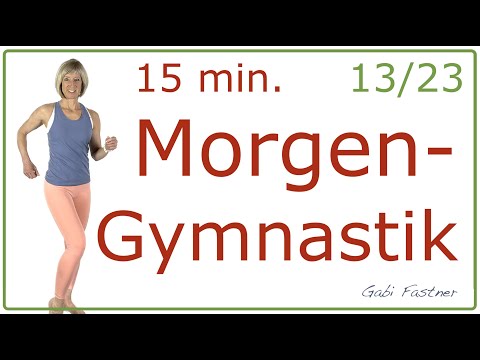 13/23☀️15 min. Morgengymnastik | Herz-Kreislauf-Training im Stehen, ohne Geräte