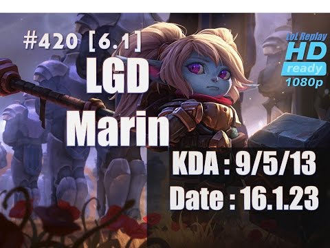 16.1.23 LPL LGD Marin Top Lane Poppy(vs Fiora) Kr High Elo Solo Q[1080p]#420