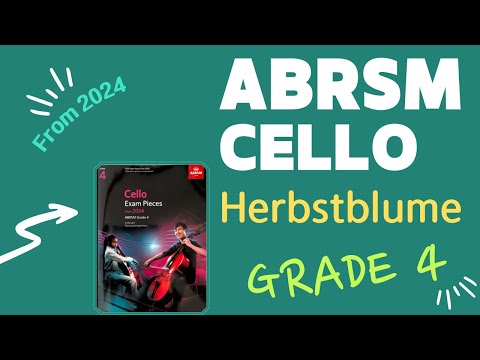Herbstblume - August Nölck l ABRSM Cello Grade 4 Exam piece B2, from 2024