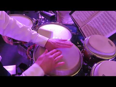 Birdland (177 bpm Fusion) Concert.  Percussion Cam.