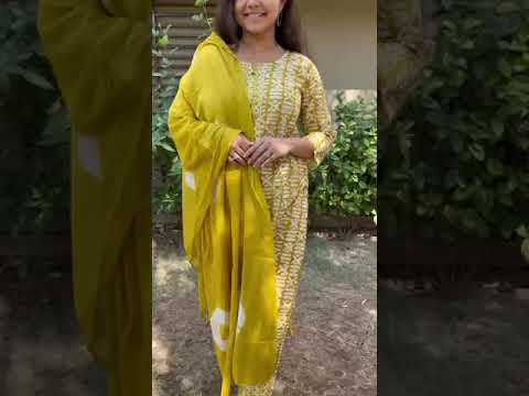 Cotton Kurti With Dupatta