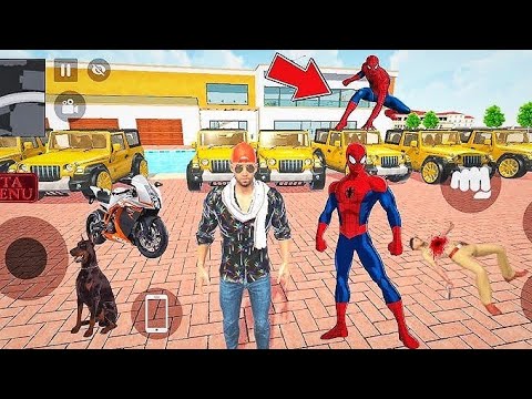Spider Hero vs Gangster Mafia City | Superhero Open World GamePlay | Luxury Cars & Bike Action