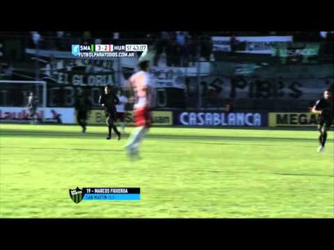 Gol de Figueroa. San Martín 3 - Huracán 2. Fecha 17. Primera División 2015. FPT