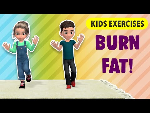 Burn Fat: Kids Exercises At Home - Fun Workout