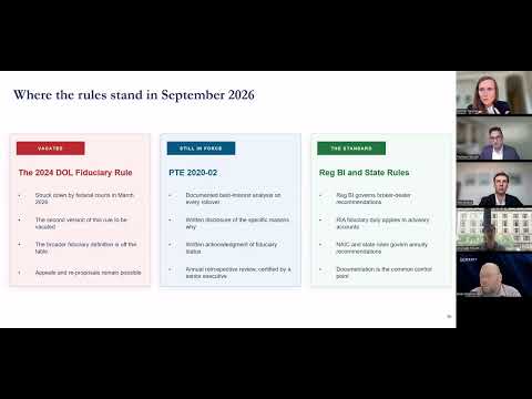The Regulatory Framework Isn't Going Away