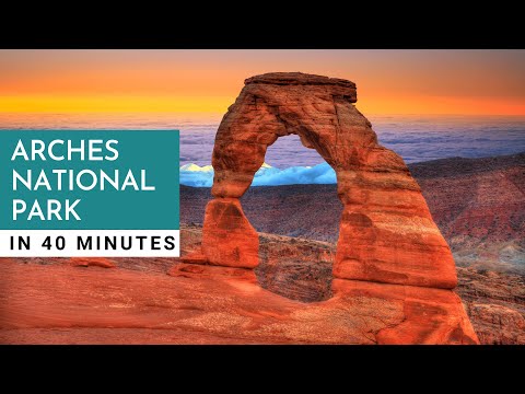 Entire Arches National Park Scenic Drive in 40 Minutes - Utah, USA