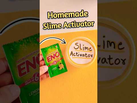 Homemade Slime Activator! 100% Working with Proof 🤓👍✨ slime activator diy #shorts #slime #diy