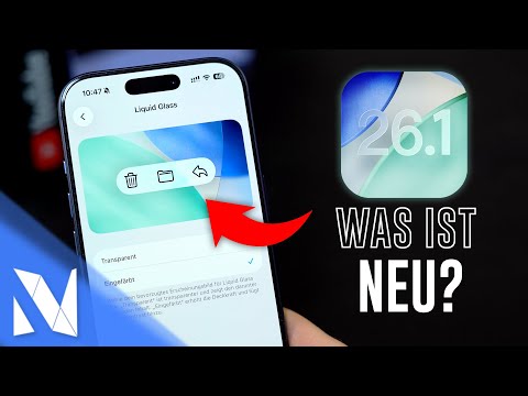 iOS 26.1 ist da - Was ist neu? - Liquid Glass lässt sich JETZT ausschalten! | Nils-Hendrik Welk
