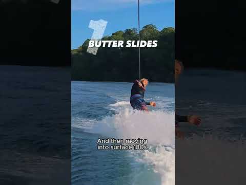 First 5 easy wakeboard tricks to learn. #watersports #Wakeboarding