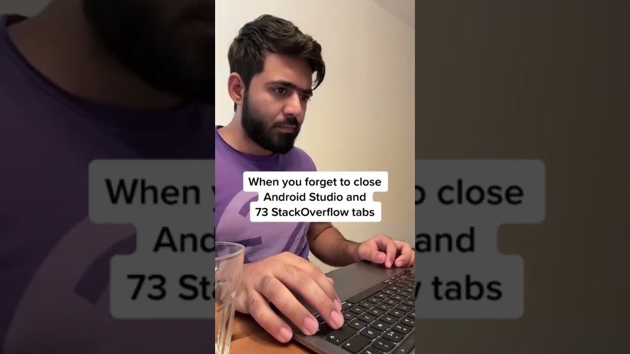 ￼ When you forget to close android studio and 73 stack overflow tabs…. #coding #programming #memes