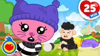 Little Black Sheep 🐑 Extended Version 🎶 Children's Songs to Sing and Dance (25 Min) | Plim Plim