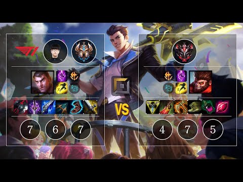 T1 Roach Jayce vs Wukong Top - KR Patch 10.12