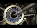 Delboy's Garage, Motorcycle Wheel Bearing Replacement.