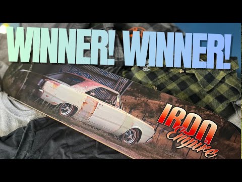 Merch Sale GIVEAWAY WINNER! - Iron Empire 