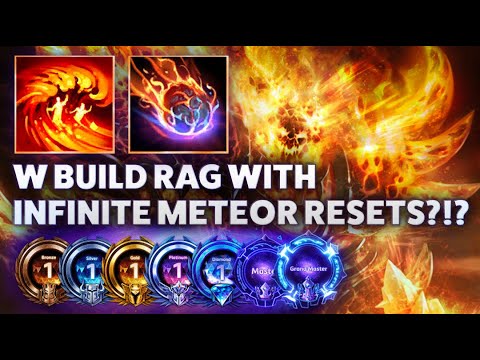 Ragnaros Lava Wave - W BUILD RAG WITH INFINITE METEOR RESETS?!? - B2GM Season 7(Silver 5)