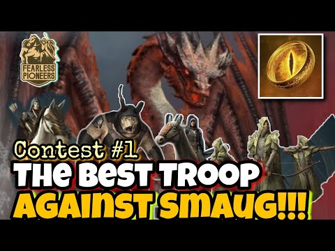 The Best Troop Against Smaug(Dragon) Contest#1 | LOTR:Rise To War