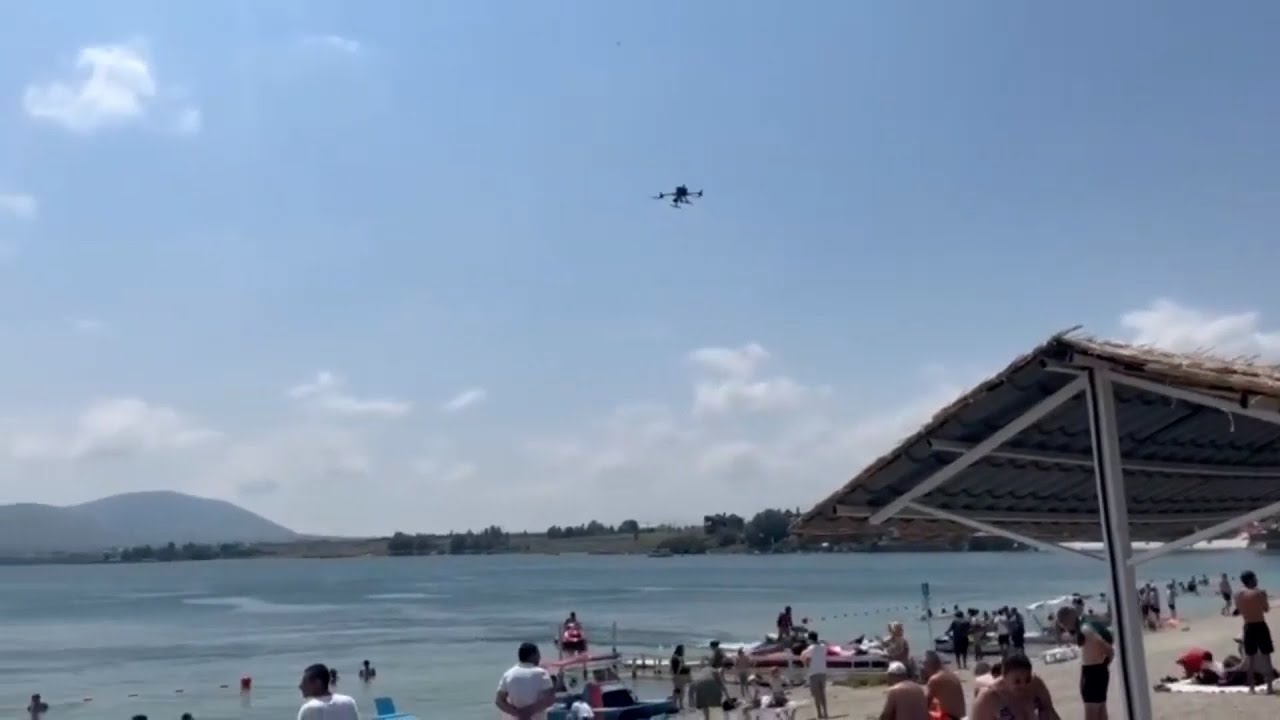 Հրահանգներ է տալիս փրկարարների դրոնը