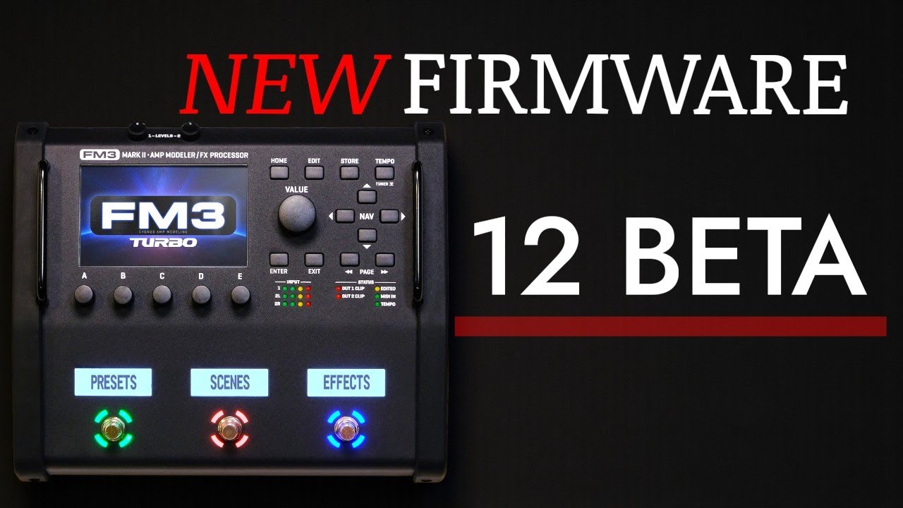 Quick look at Firmware 12 BETA - Fractal FM3