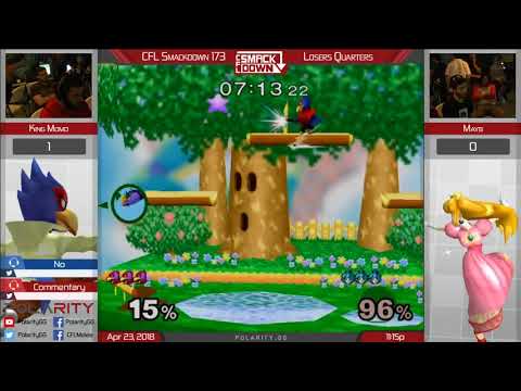CFL Smackdown 173 Melee - King Momo (Falco) vs Mayb (Peach) - Losers Quarters