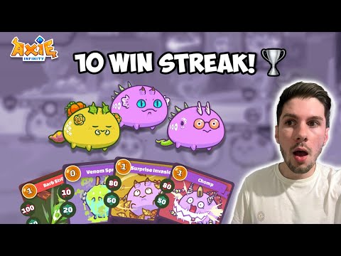 10 Win Streak! 😈 META Poison Axie Infinity Team!
