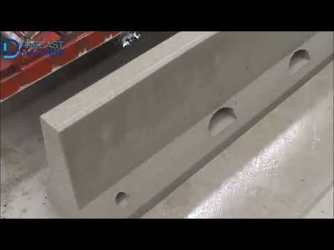 How is Cement jersey barrier made -Concrete new jersey barrier machine