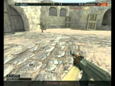 fnatic vs. EG de_dust2 (World e-Sports Masters 2010)